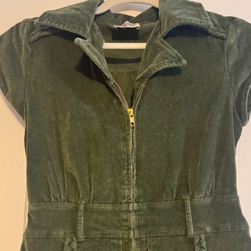 Show Me Your MuMu Olive Green Romper - Picture 3 of 5